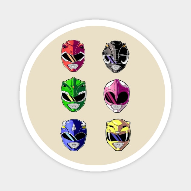 power ranger Magnet by fancy ghost